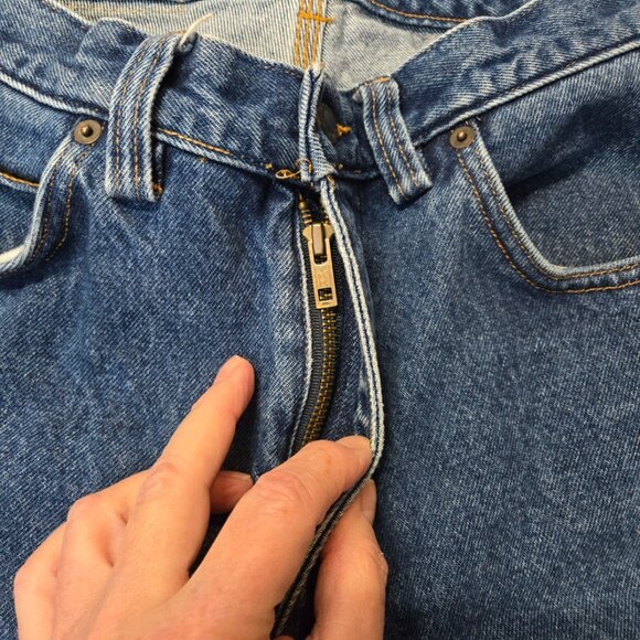 Duluth Trading Co Men's Blue Jeans - 34W x 32L - Picture 3 of 7